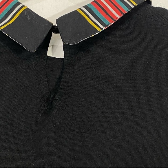 J. CREW Black Woven Plaid Sweater - Picture 8 of 11